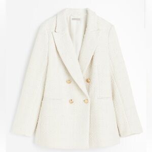 NWT H&M Textured-weave (Boucle) Jacket